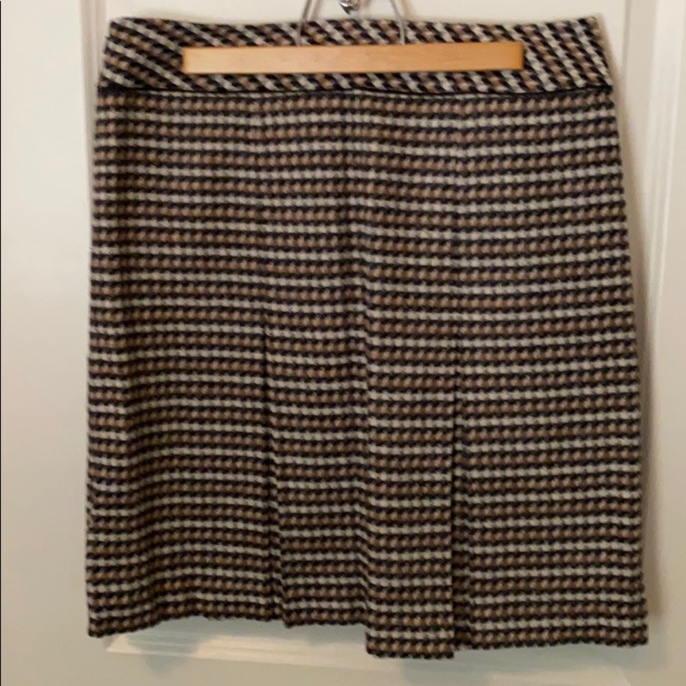 Talbots wool pleated skirt